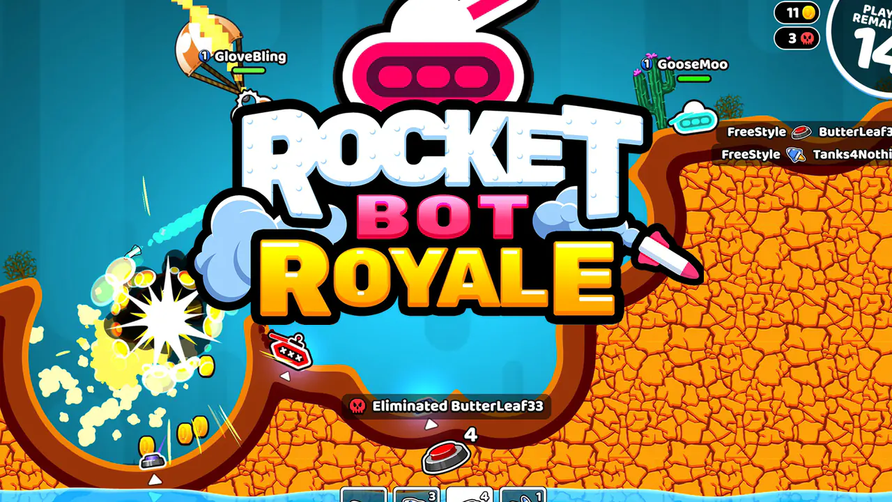 Titelbild für Rocket Bot Royale